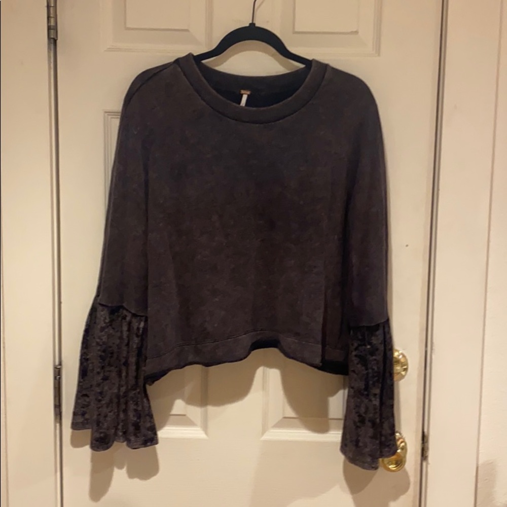 Free People arm flare shirt
